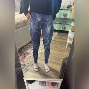 lululemon align Blue Patterned Leggings